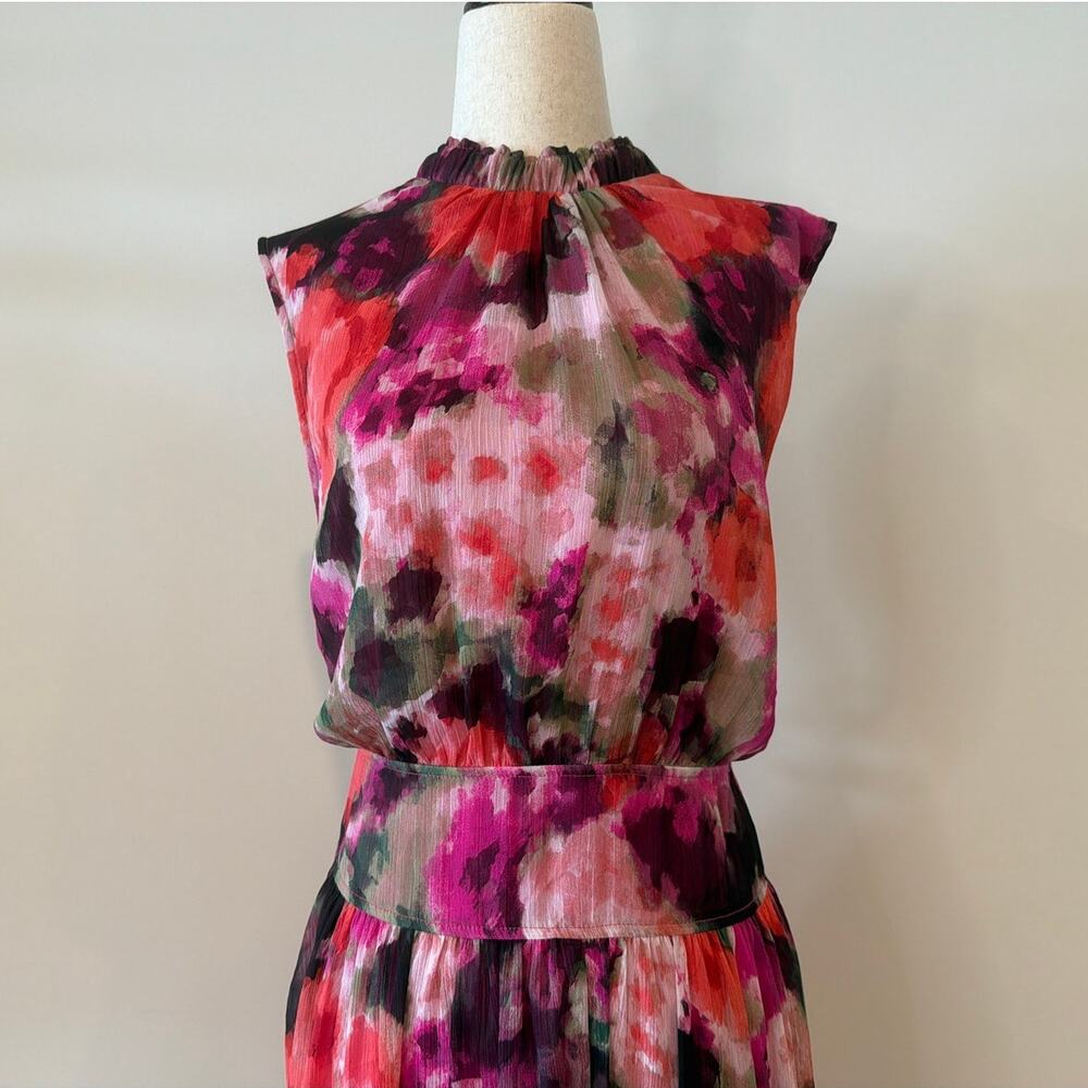 NWOT Calvin Klein Floral Sleeveless Maxi Dress, Women’s Size 14 - Picture 2 of 6